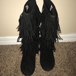 Women Size 7 Fringe Boots